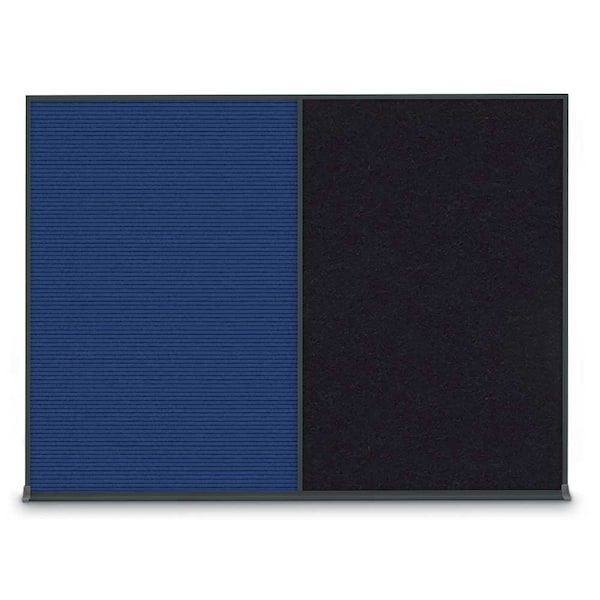 Double Door Radius Corkboard, 60"X36", B